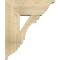 Ekena Millwork Olympic Traditional Rough Sawn Bracket w/ Offset Brace, Douglas Fir, 8"W x 20"D x 24"H BKT0806X20X24OLY01RDF - alternate 4
